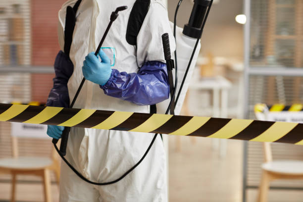 Professional Trauma Scene Cleanup technician working in Albany, OR